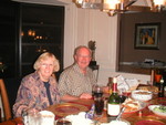 Christmas Eve dinner - Mom and Dad